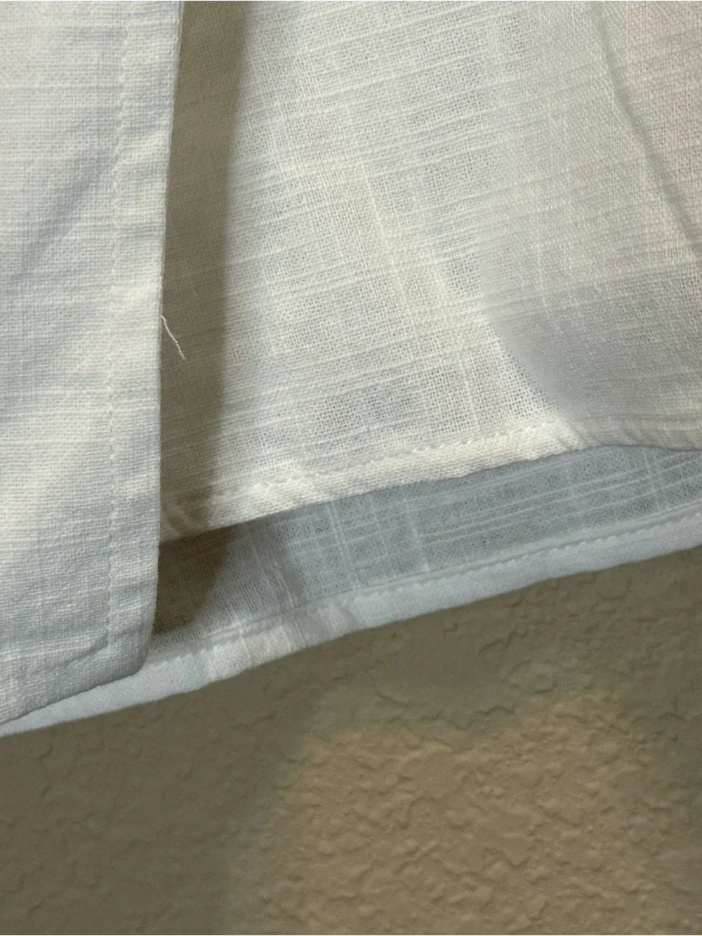 MIOU MUSE White Linen Blend Skort